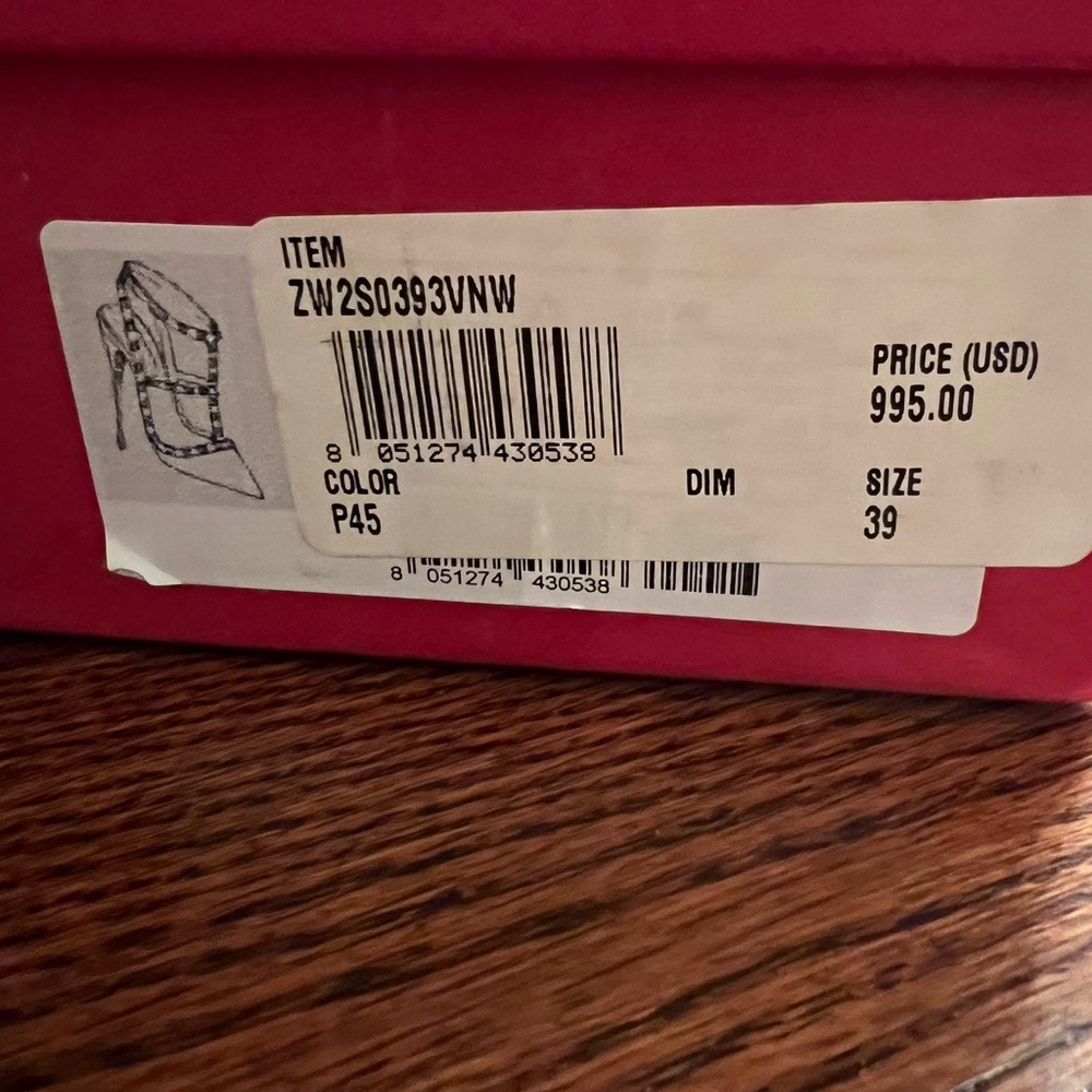 Valentino rockstud beige/nude pumps sz 39 - Picture 6 of 11